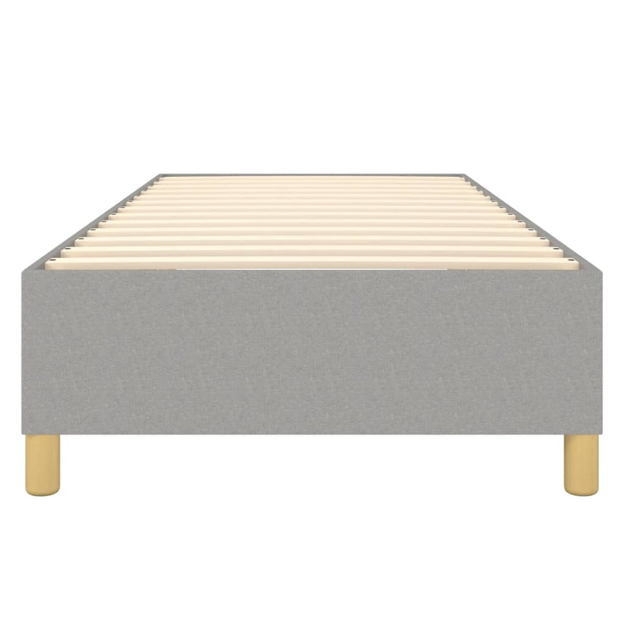 Boxspringframe Stof Lichtgrijs 80 x 200 cm 35 cm