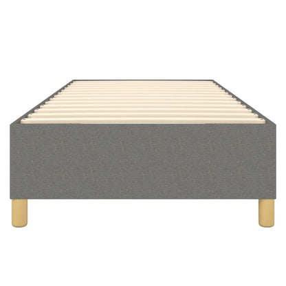 Boxspringframe Stof Donkergrijs 80 x 200 cm 35 cm