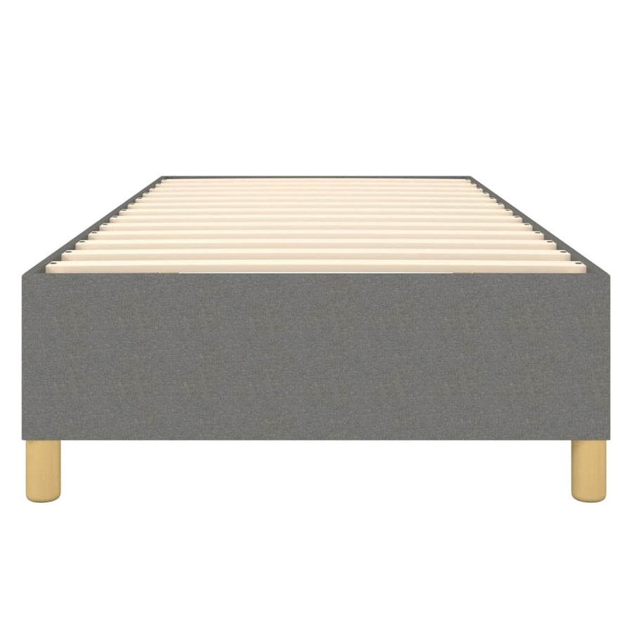 Boxspringframe Stof Donkergrijs 80 x 200 cm 35 cm