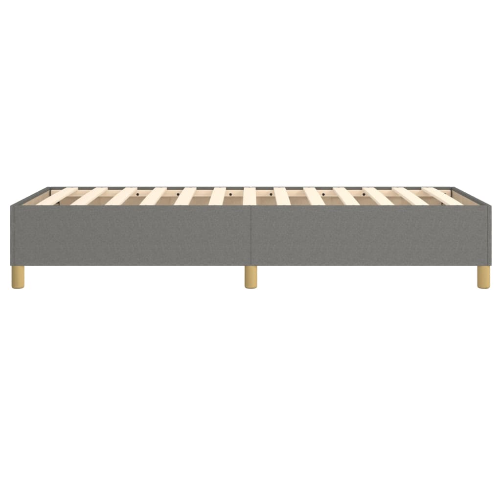Boxspringframe Stof Donkergrijs 80 x 200 cm 35 cm