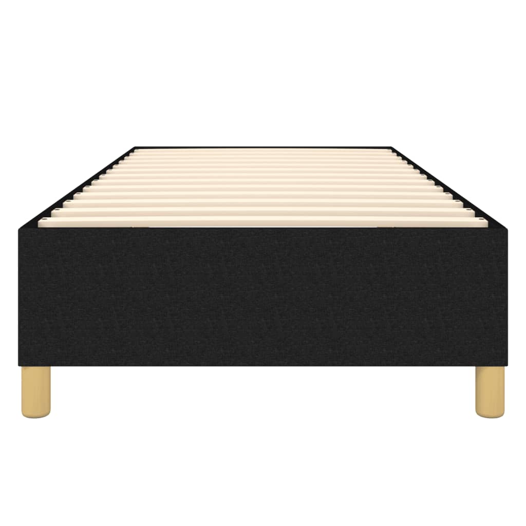 Boxspringframe Stof Zwart 80 x 200 cm 35 cm