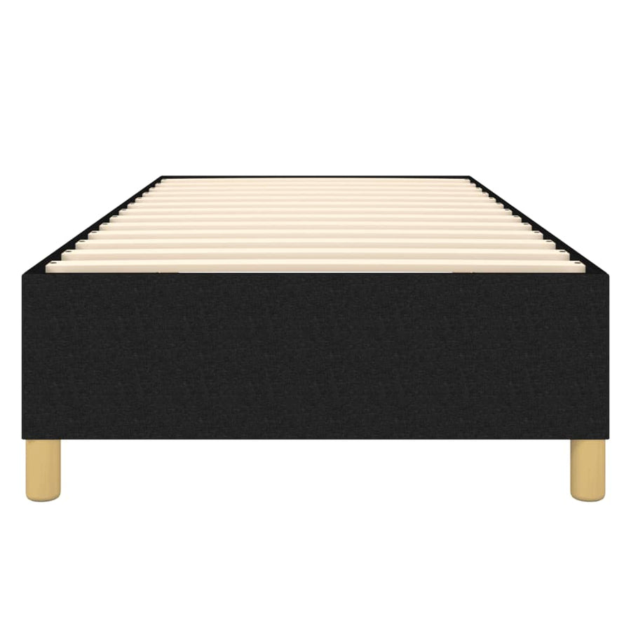 Boxspringframe Stof Zwart 80 x 200 cm 35 cm