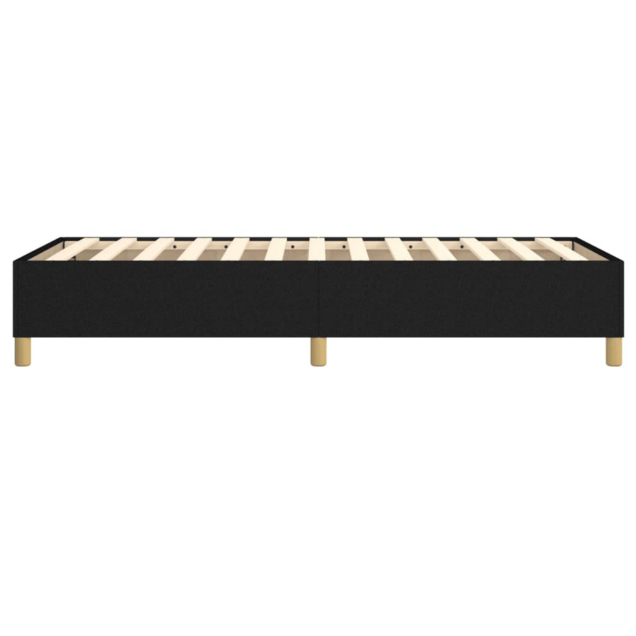 Boxspringframe Stof Zwart 80 x 200 cm 35 cm