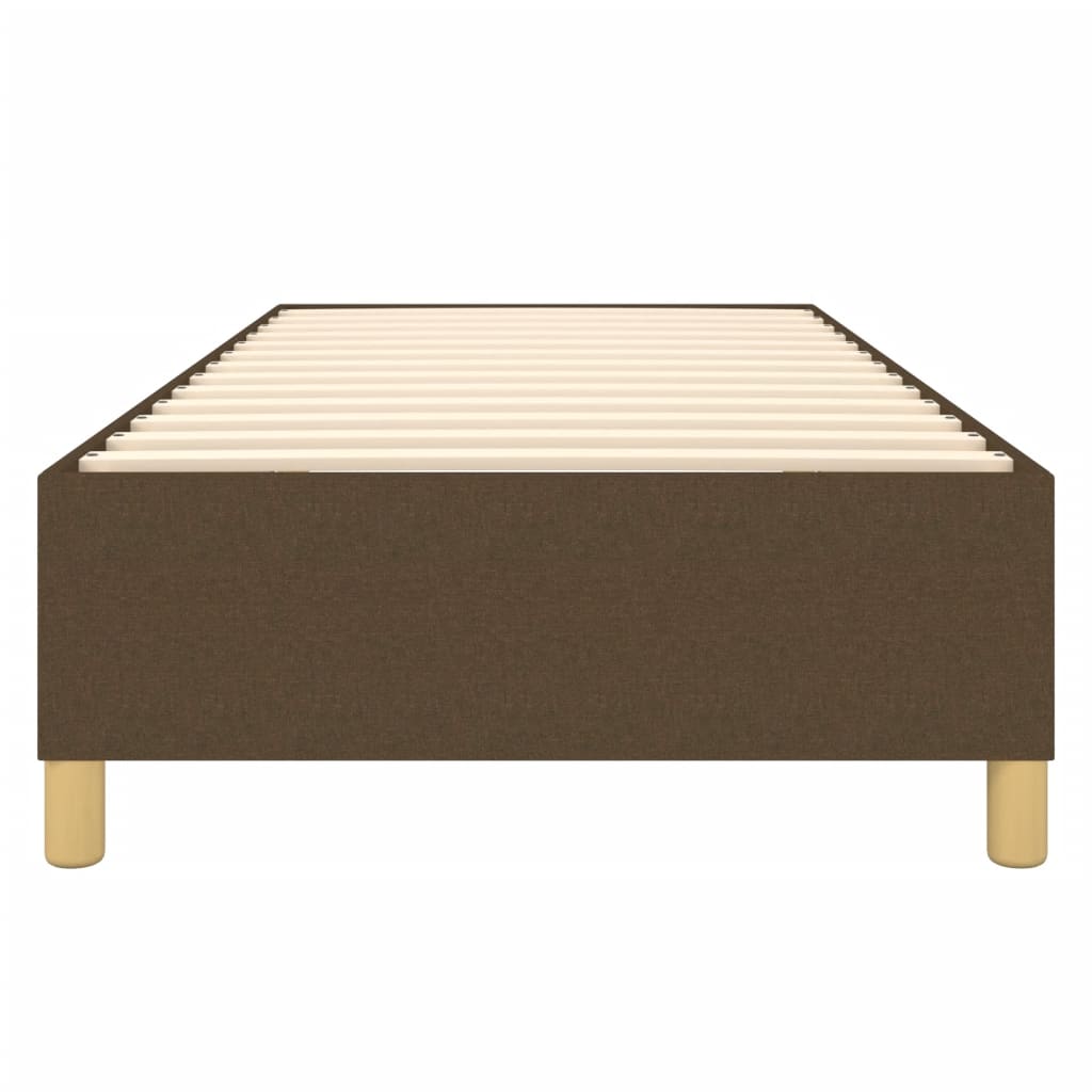 Boxspringframe stof donkerbruin 80x200 cm 80 x 200 cm 35 cm