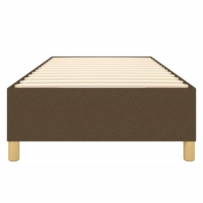Boxspringframe stof donkerbruin 80x200 cm 80 x 200 cm 35 cm