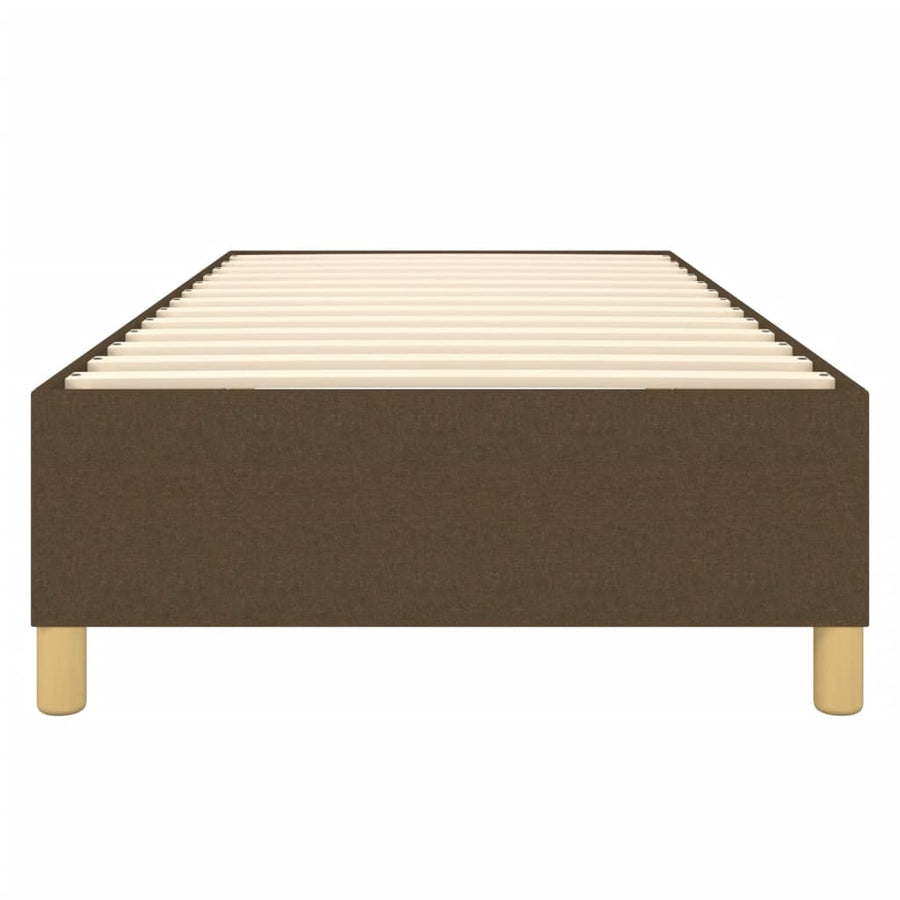 Boxspringframe stof donkerbruin 80x200 cm 80 x 200 cm 35 cm