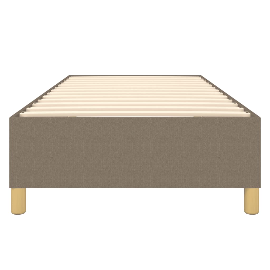 Boxspringframe stof taupe 80x200 cm 80 x 200 cm 35 cm