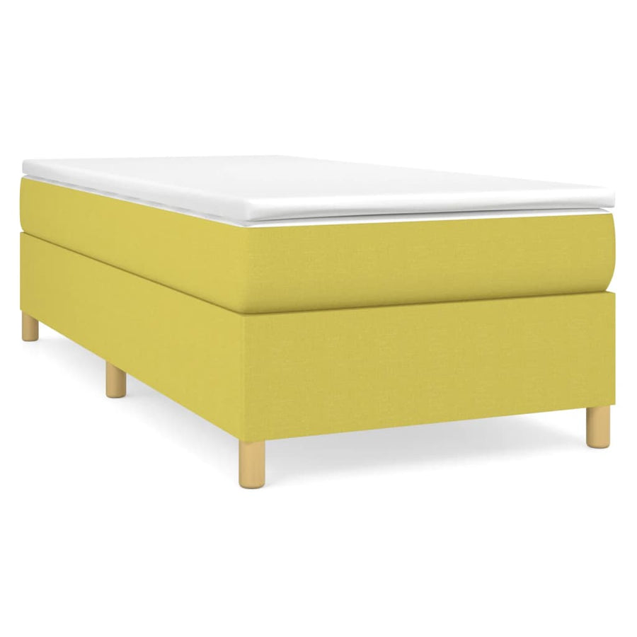 Boxspring bed stof groen 80x200 cm
