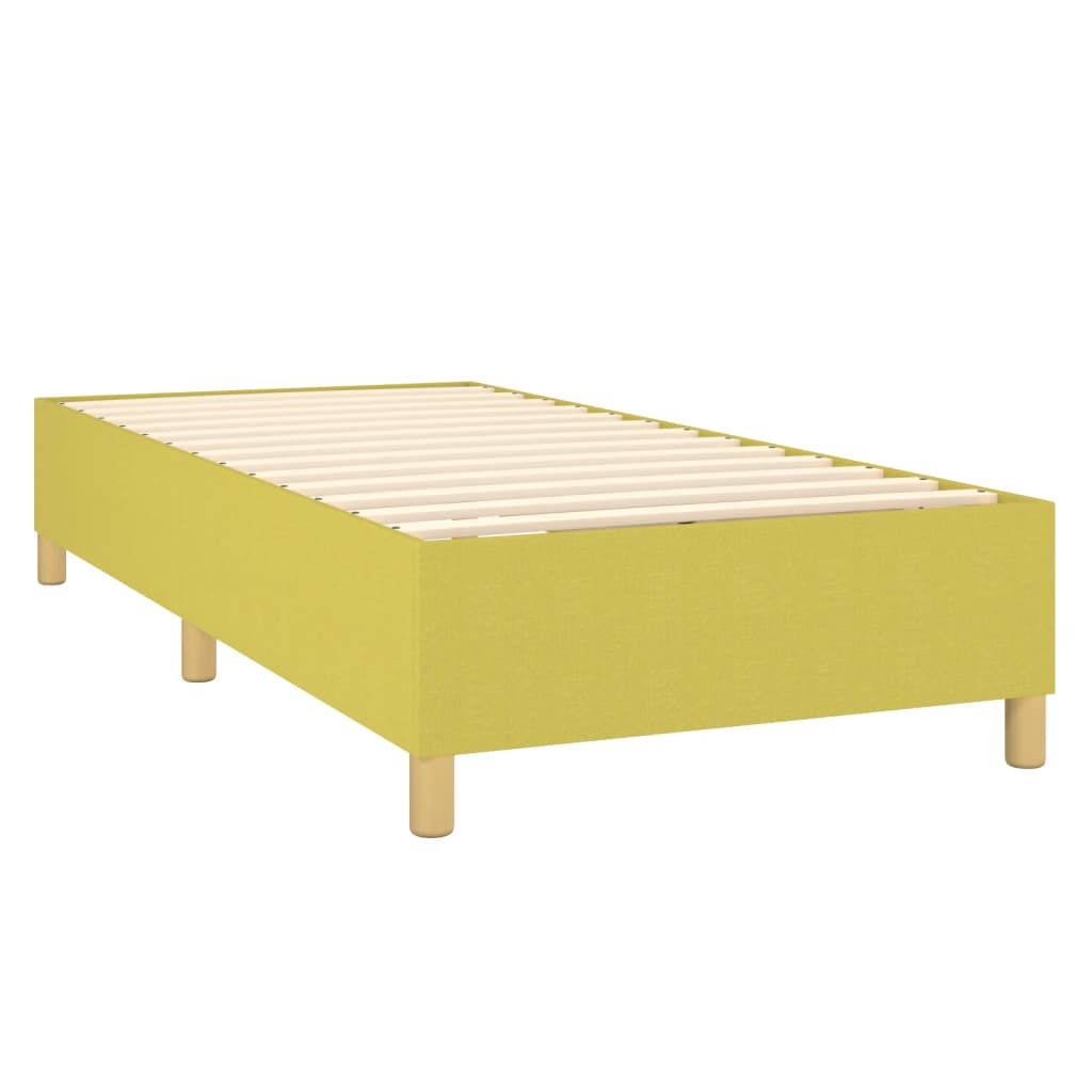 Boxspring bed stof groen 80x200 cm