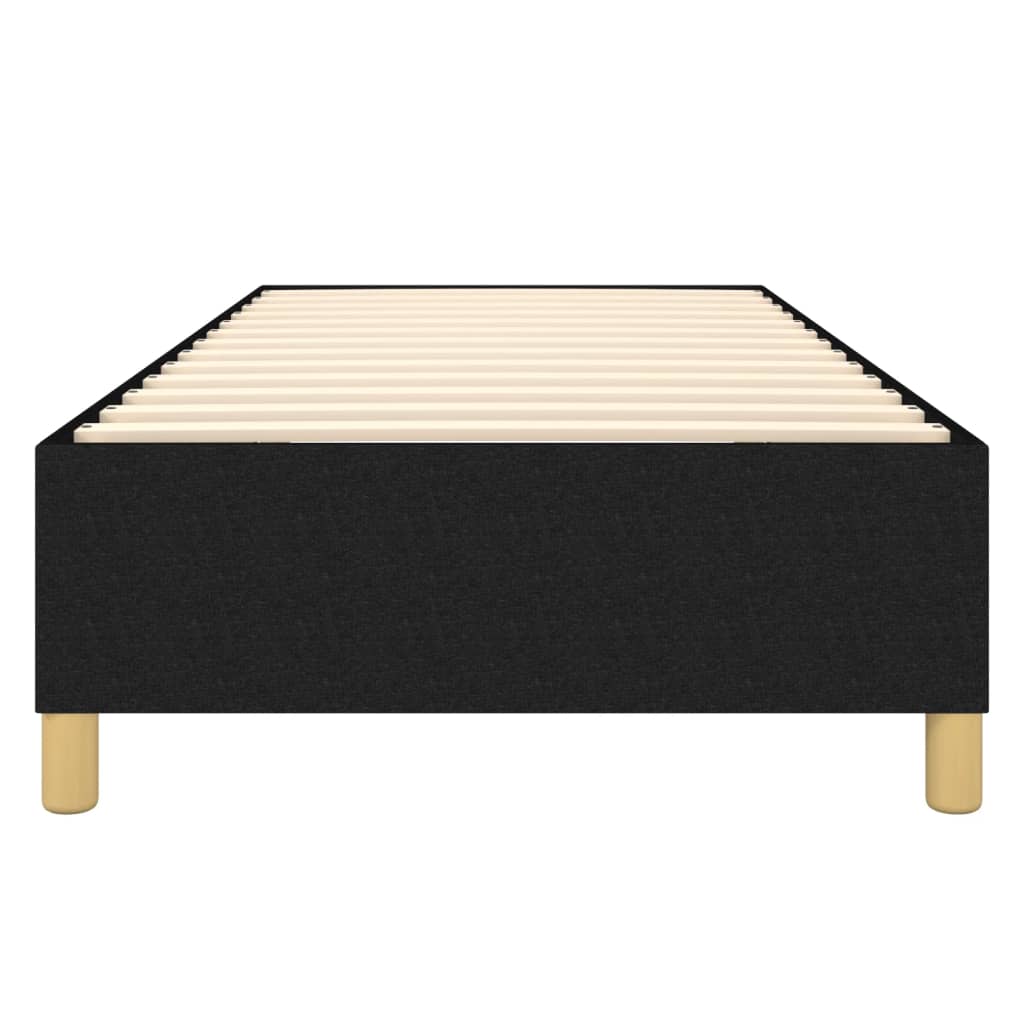 Boxspringframe Stof Zwart 90 x 190 cm 35 cm