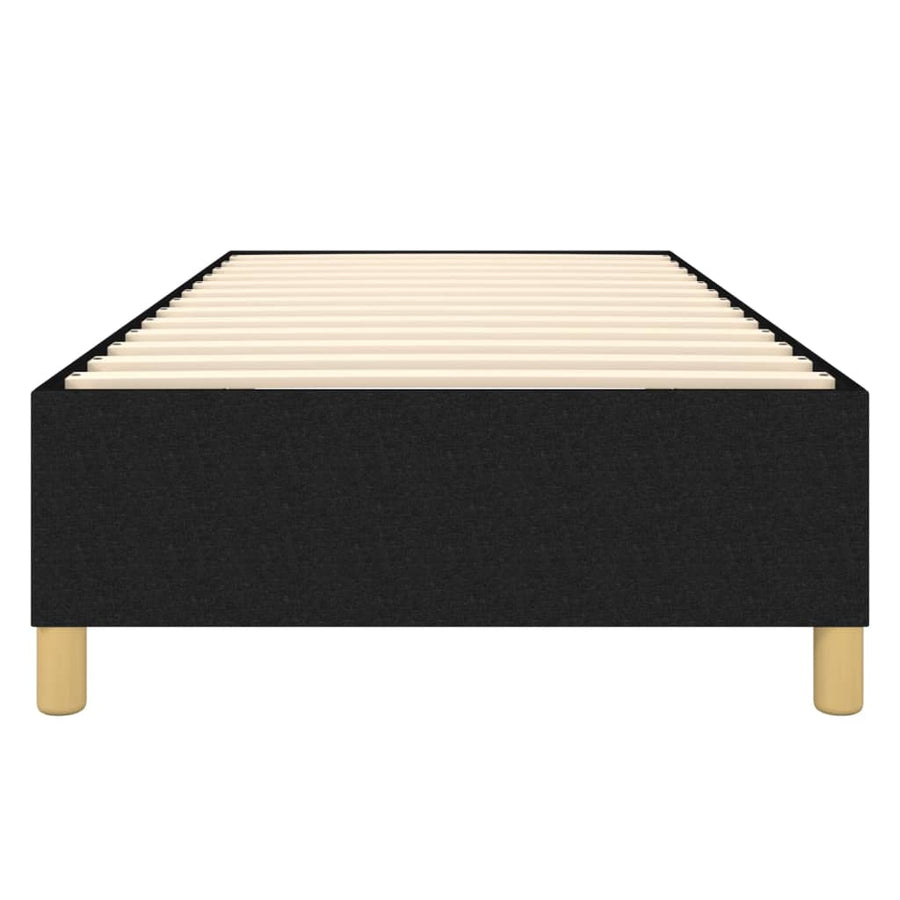 Boxspringframe Stof Zwart 90 x 190 cm 35 cm