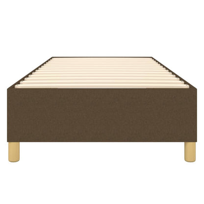 Boxspringframe stof donkerbruin 90x190 cm 90 x 190 cm 35 cm