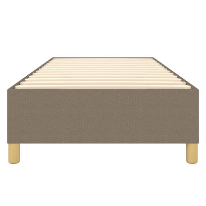 Boxspringframe stof taupe 90x190 cm 90 x 190 cm 35 cm
