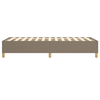 Boxspringframe stof taupe 90x190 cm 90 x 190 cm 35 cm