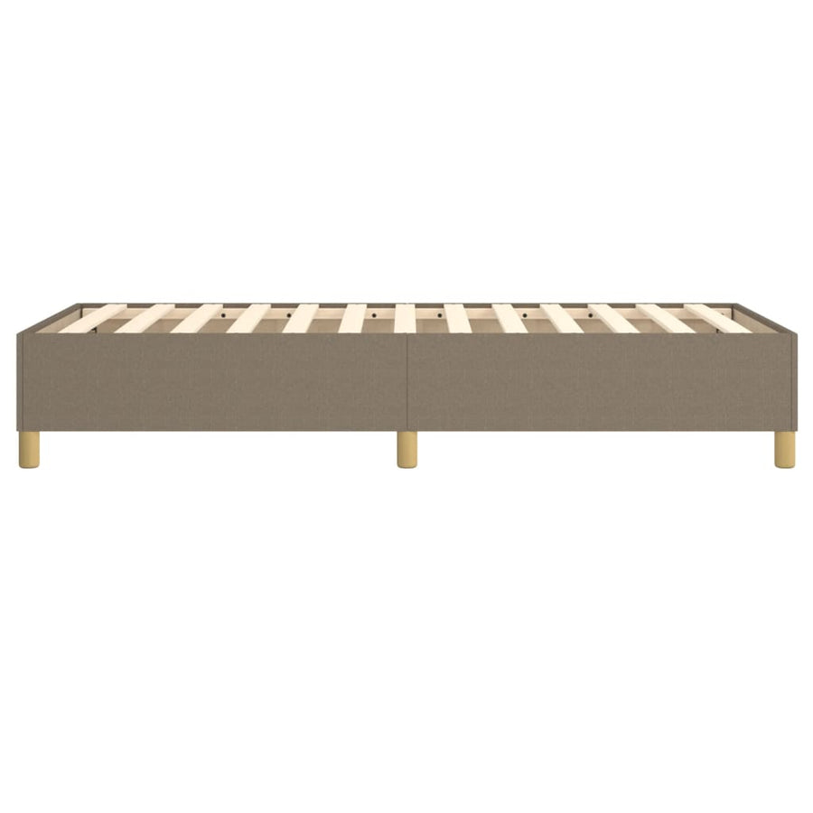 Boxspringframe stof taupe 90x190 cm 90 x 190 cm 35 cm
