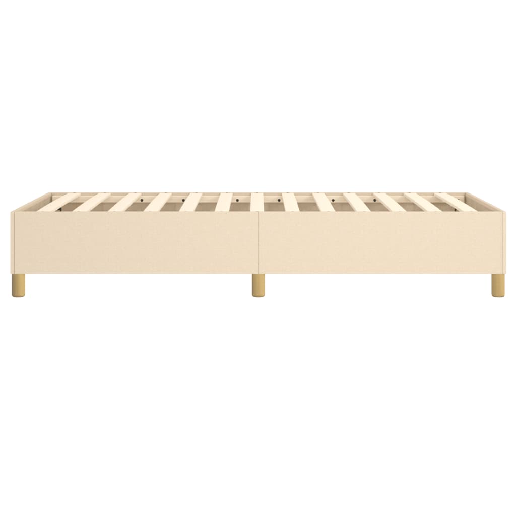 Boxspringframe Stof Kleurig Crème 90 x 190 cm 35 cm