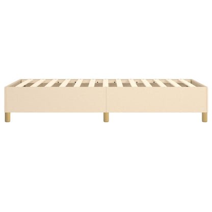 Boxspringframe Stof Kleurig Crème 90 x 190 cm 35 cm