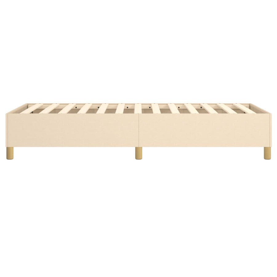 Boxspringframe Stof Kleurig Crème 90 x 190 cm 35 cm