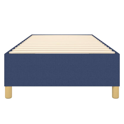 Boxspringframe Stof Blauw 90 x 190 cm 35 cm