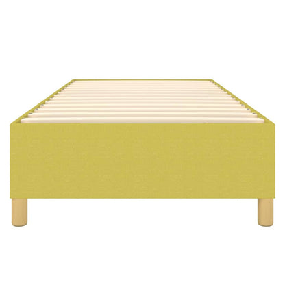 Boxspring bed stof groen 90x190 cm