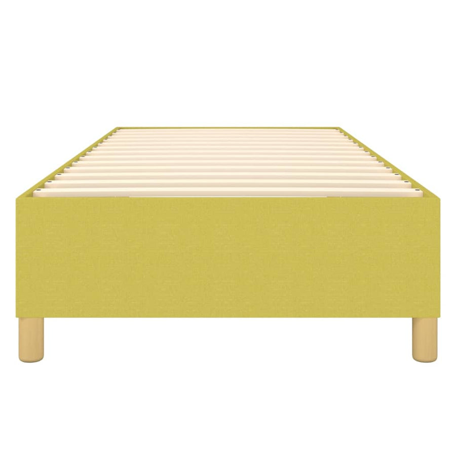 Boxspring bed stof groen 90x190 cm