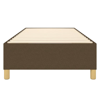 Boxspringframe stof donkerbruin 90x200 cm 90 x 200 cm 35 cm