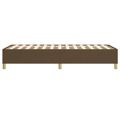 Boxspringframe stof donkerbruin 90x200 cm 90 x 200 cm 35 cm