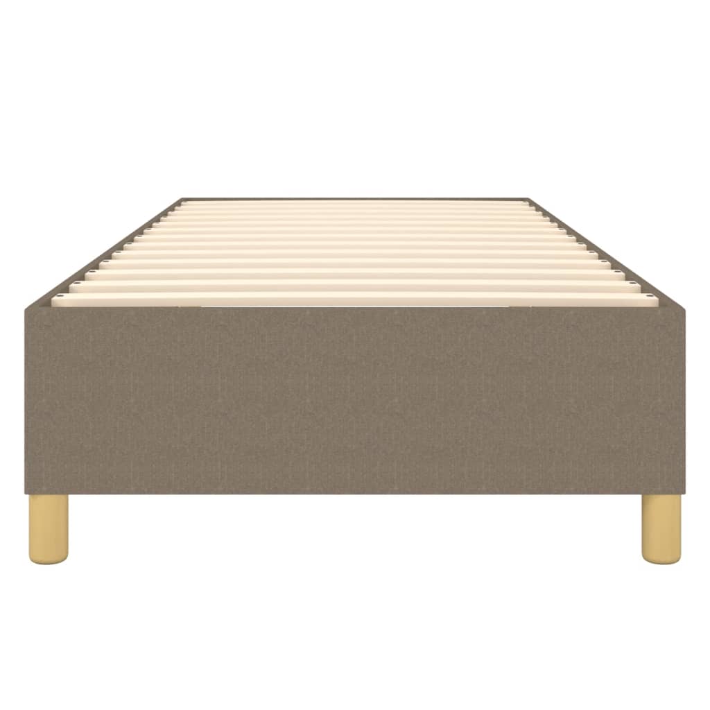 Boxspringframe stof taupe 90x200 cm 90 x 200 cm 35 cm