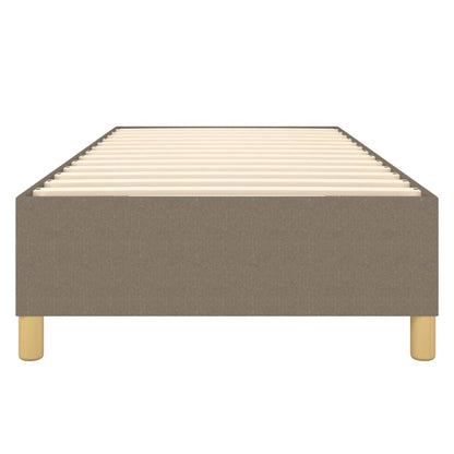 Boxspringframe stof taupe 90x200 cm 90 x 200 cm 35 cm