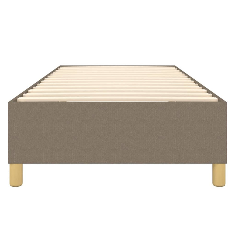 Boxspringframe stof taupe 90x200 cm 90 x 200 cm 35 cm