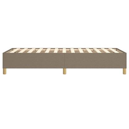 Boxspringframe stof taupe 90x200 cm 90 x 200 cm 35 cm