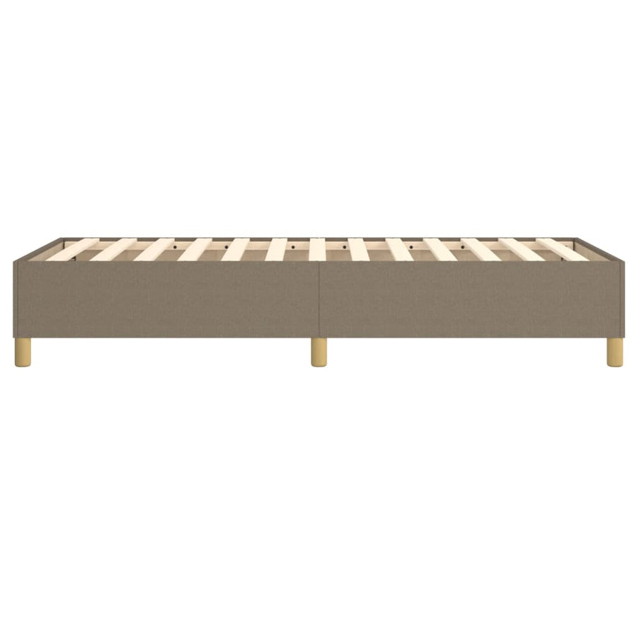 Boxspringframe stof taupe 90x200 cm 90 x 200 cm 35 cm