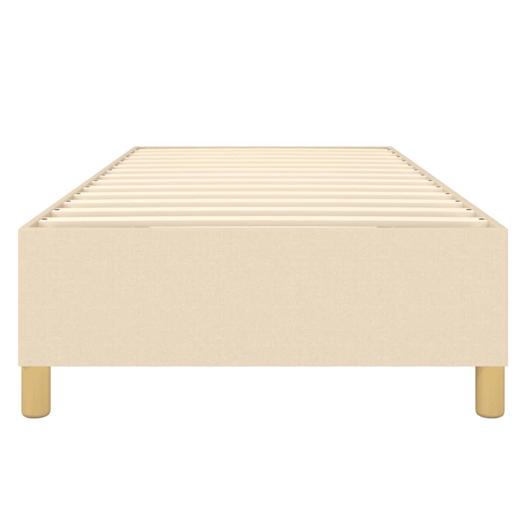Boxspringframe Stof Kleurig Crème 90 x 200 cm 35 cm