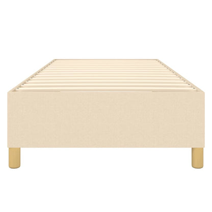 Boxspringframe Stof Kleurig Crème 90 x 200 cm 35 cm