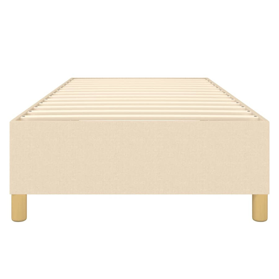 Boxspringframe Stof Kleurig Crème 90 x 200 cm 35 cm