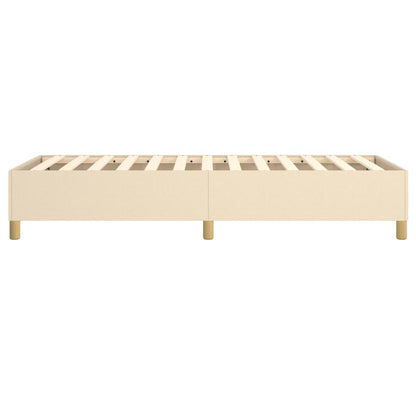 Boxspringframe Stof Kleurig Crème 90 x 200 cm 35 cm