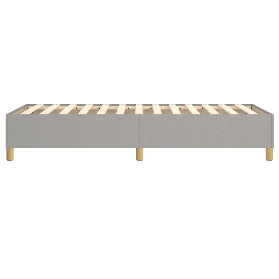 Boxspringframe Stof Lichtgrijs 100 x 200 cm 35 cm