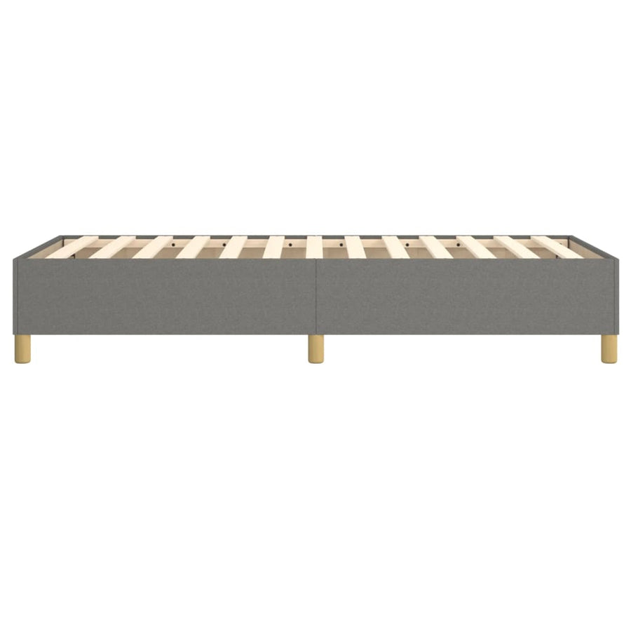 Boxspringframe Stof Donkergrijs 100 x 200 cm 35 cm