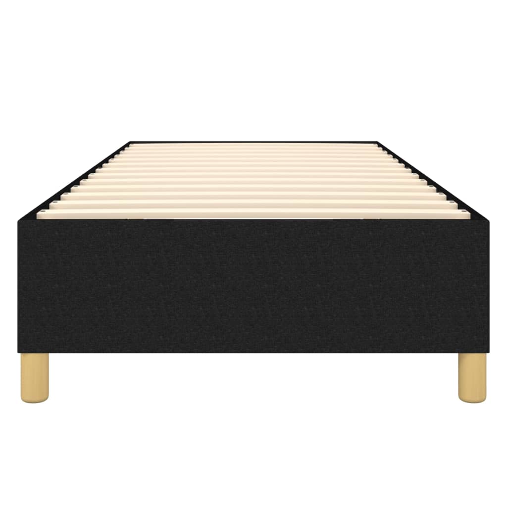 Boxspringframe Stof Zwart 100 x 200 cm 35 cm