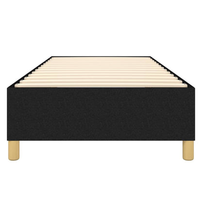 Boxspringframe Stof Zwart 100 x 200 cm 35 cm