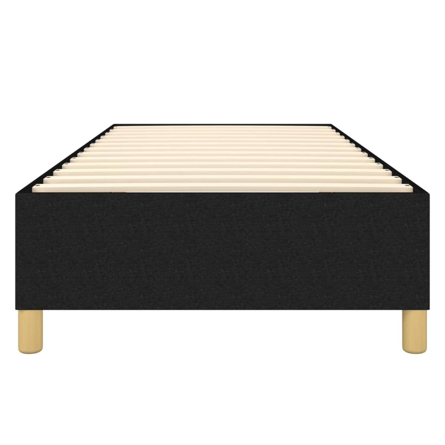 Boxspringframe Stof Zwart 100 x 200 cm 35 cm