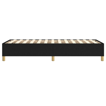 Boxspringframe Stof Zwart 100 x 200 cm 35 cm