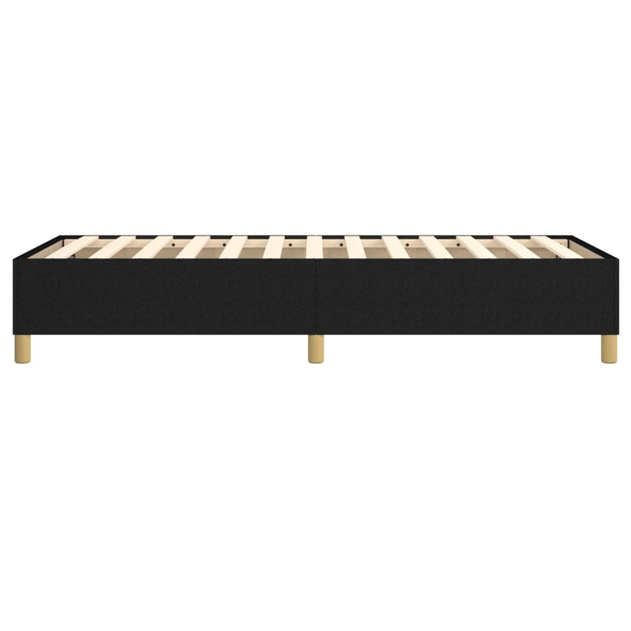 Boxspringframe Stof Zwart 100 x 200 cm 35 cm