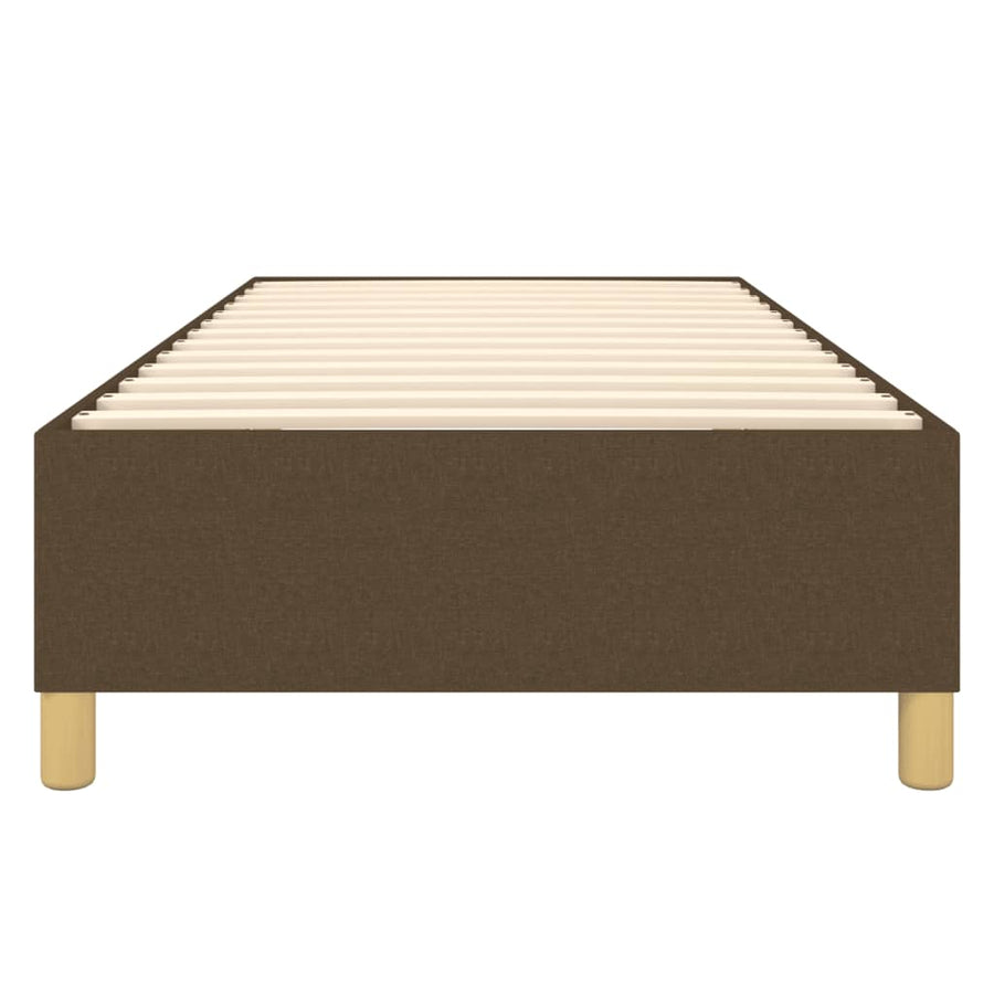 Boxspringframe stof donkerbruin 100x200 cm 100 x 200 cm 35 cm