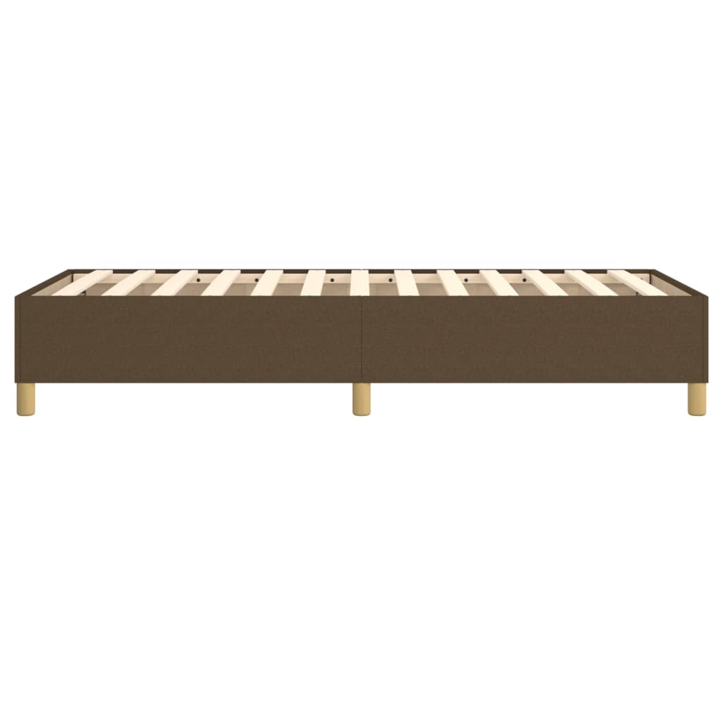 Boxspringframe stof donkerbruin 100x200 cm 100 x 200 cm 35 cm