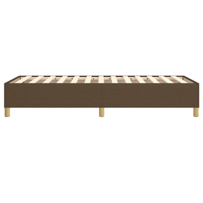 Boxspringframe stof donkerbruin 100x200 cm 100 x 200 cm 35 cm