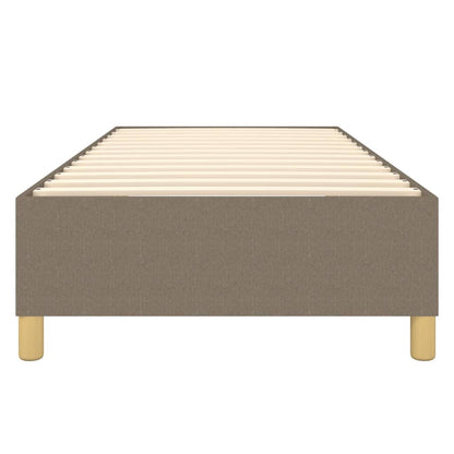 Boxspringframe stof taupe 100x200 cm 100 x 200 cm 35 cm