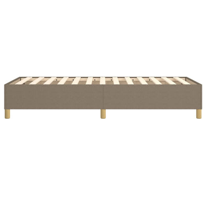Boxspringframe stof taupe 100x200 cm 100 x 200 cm 35 cm