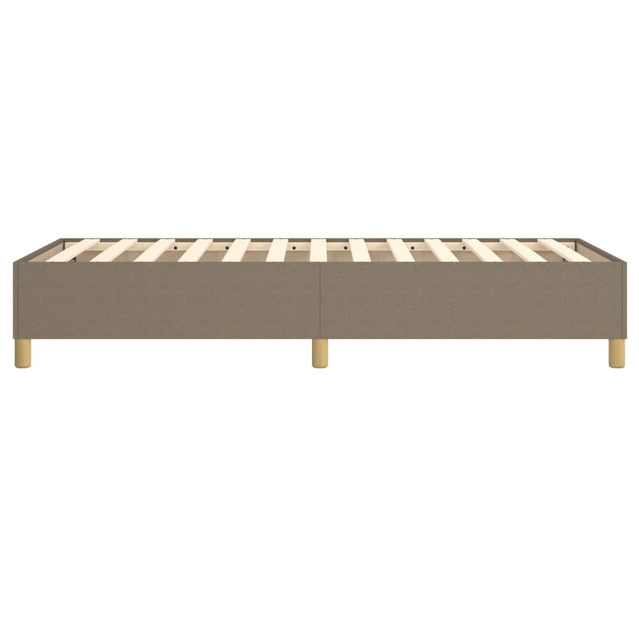 Boxspringframe stof taupe 100x200 cm 100 x 200 cm 35 cm