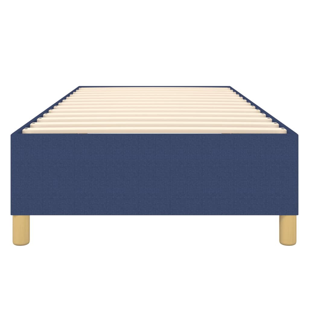 Boxspring Bedframe Stof Blauw 100 x 200 cm 35 cm